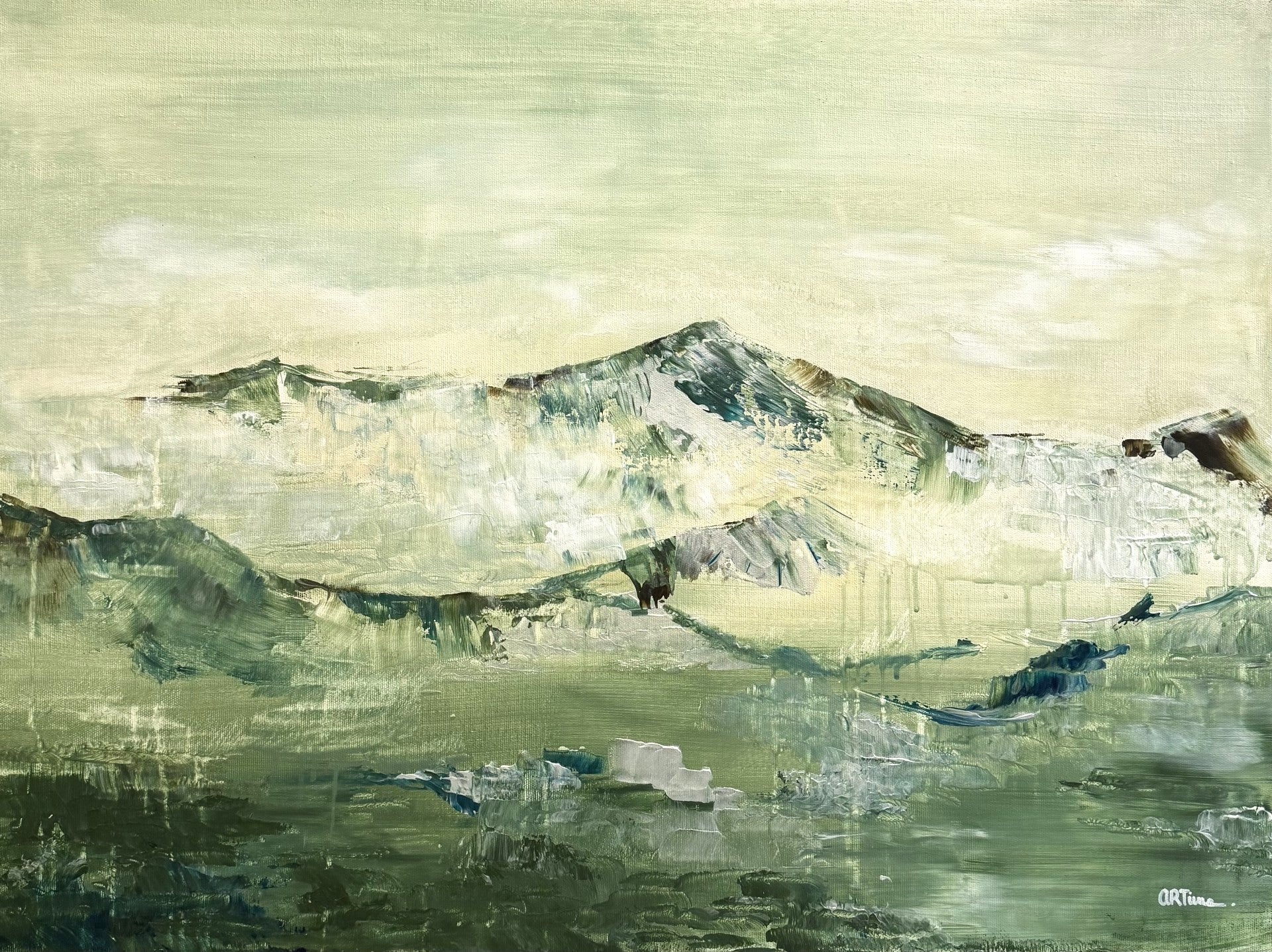 Serie Escuchando Paisajes. 80x60 cm